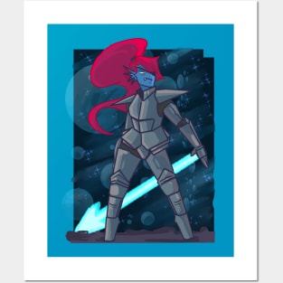 undyne Posters and Art